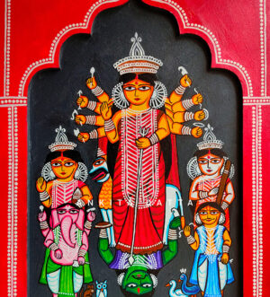 Goddess Durga Pattachitra