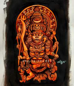 Goddess Kali Kerala Art