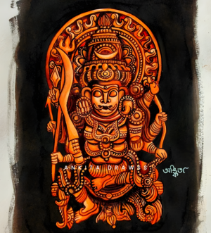 Goddess Kali Kerala Art