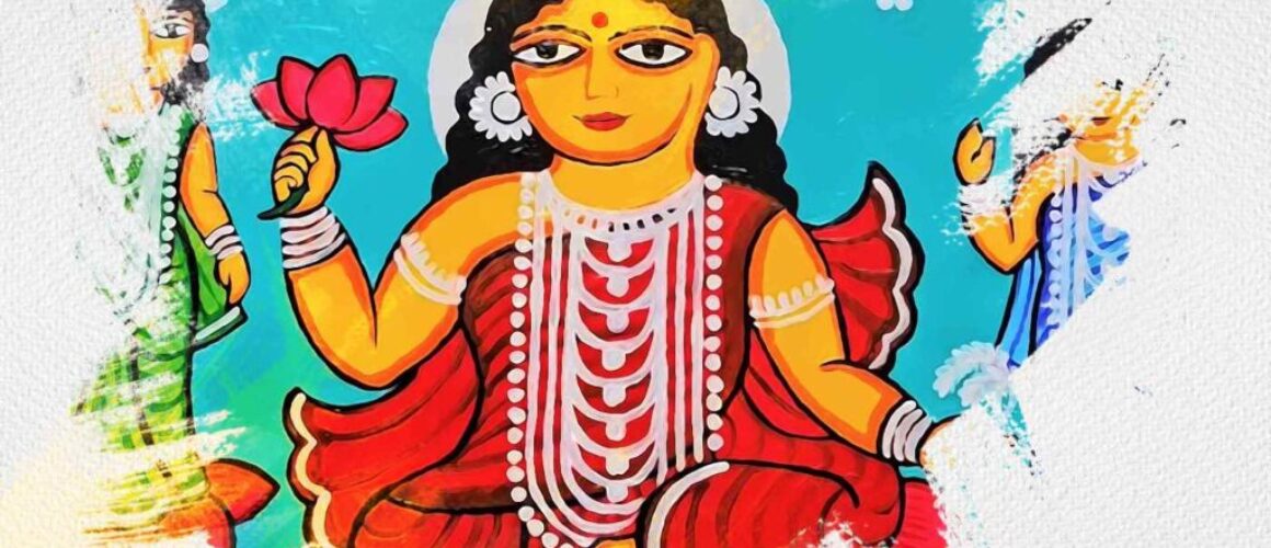 Laxmi Sara - Pattachitra by Ankita Datta