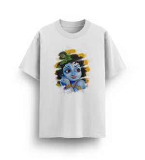 Sri Krishna Brush Stroke Classic Crew T-Shirt