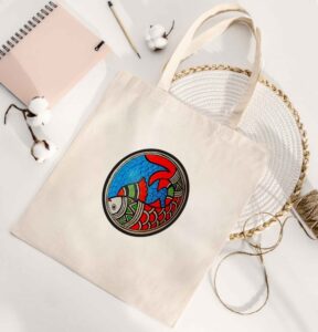 Madhubani Art Tote Bag
