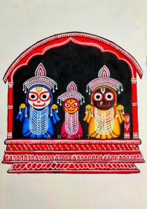 Sri Jagannath Trio Pattachitra