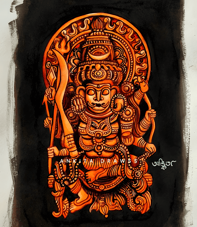 Goddess Kali Kerala Art