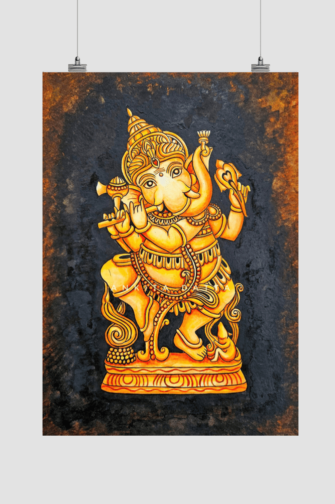 Ganesha - Original Print Poster - A3